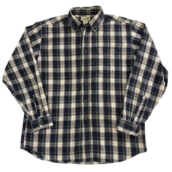 L.L.Bean Other - L.L.Bean Flannel Shirt Men's Medium Multicolor Plaid Button Down 100% Cotton